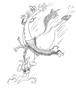 Rodeo Cowboy cartoon